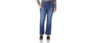 WallFlower Plus Size Luscious Curvy Basic Bootcut Jeans in Addison, 16 Plus Short