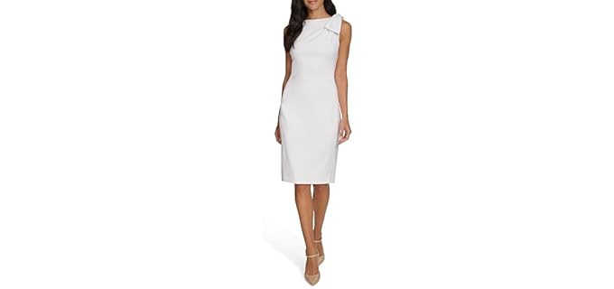 Calvin Klein Women's Dresses Dress, Cream, 8