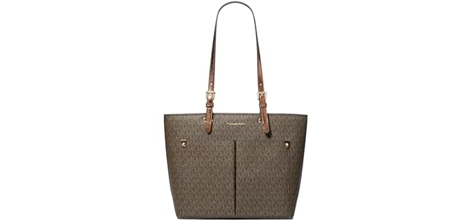 Michael Kors handbag for women Jet set travel shoulder bag tote bag (Mocha), Mocha